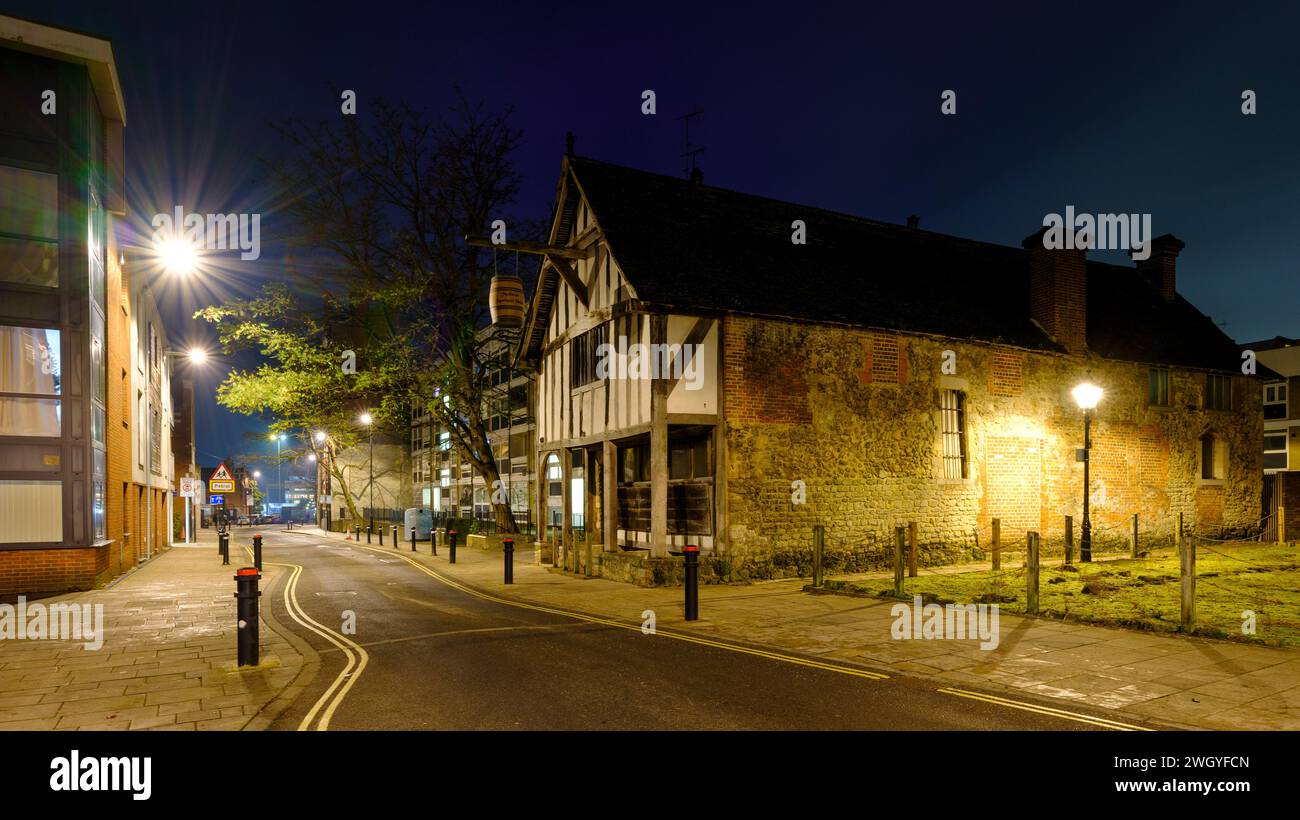 Southampton, Vereinigtes Königreich - 1. Dezember 2023: Medieval Merchant's House, Southampton, Vereinigtes Königreich Stockfoto