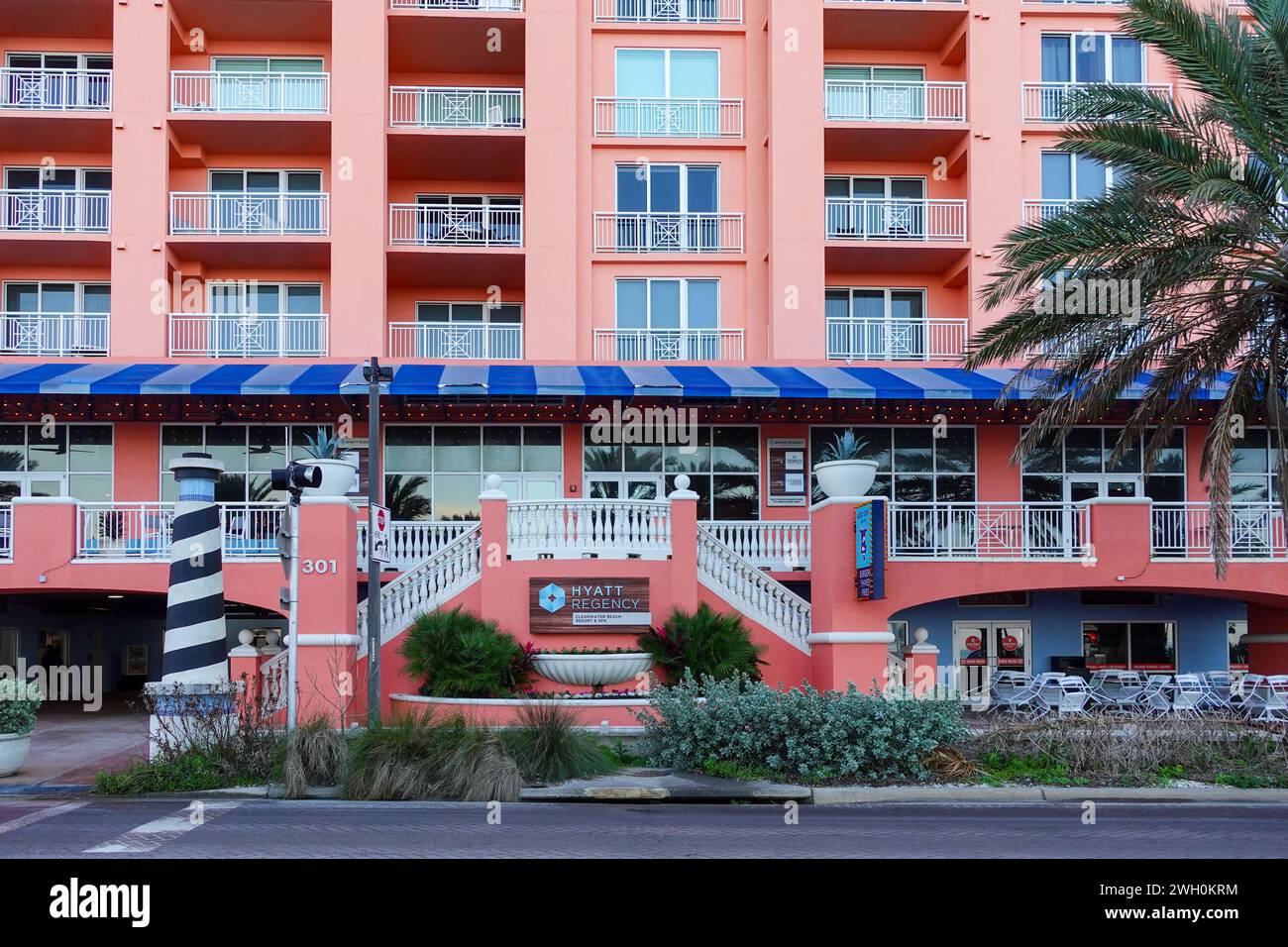 Hyatt Regency Resort Hotel in Clearwater Beach, Florida Stockfoto