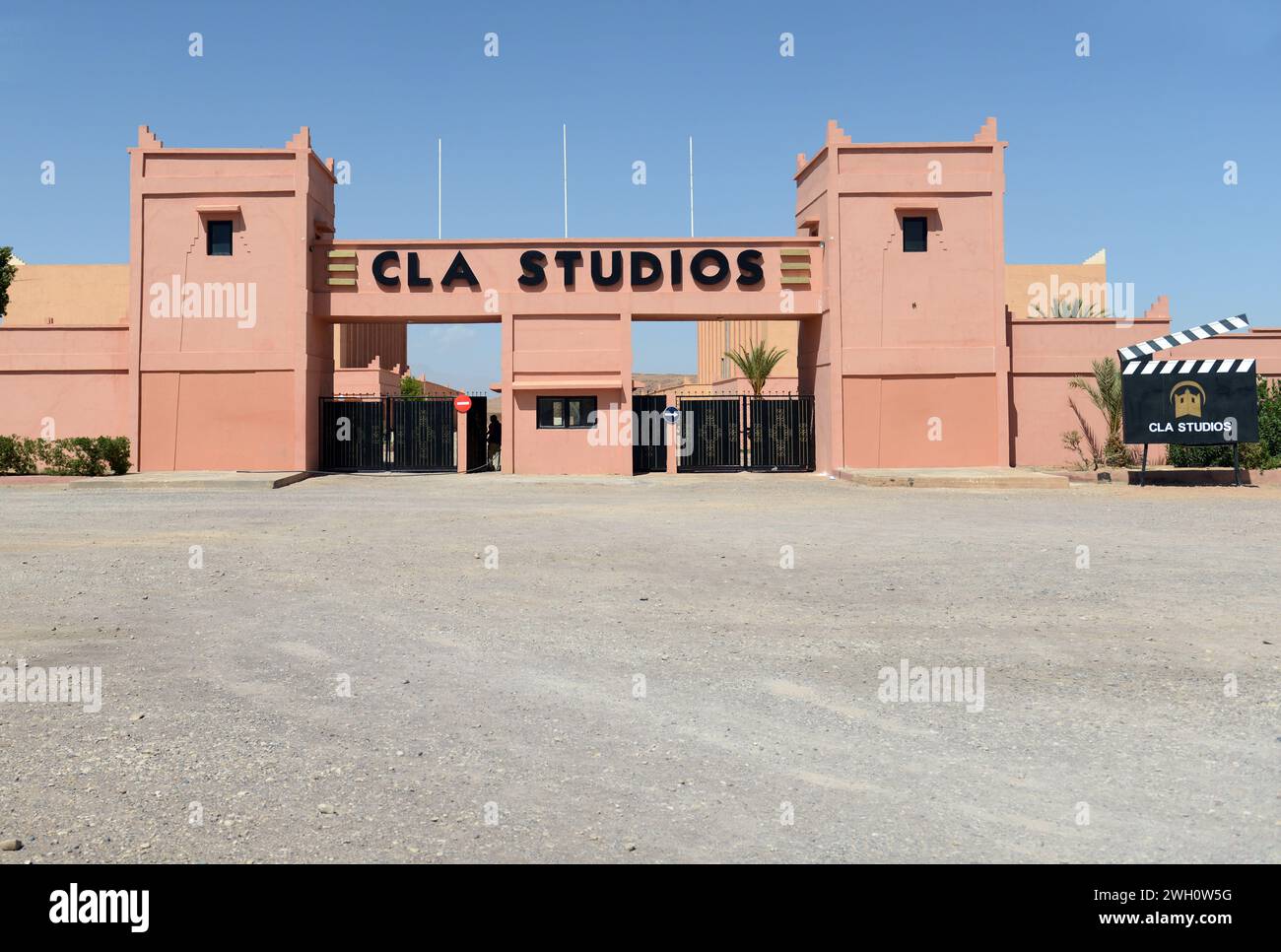 CLA Studios in Ouarzazate, Marokko. Stockfoto