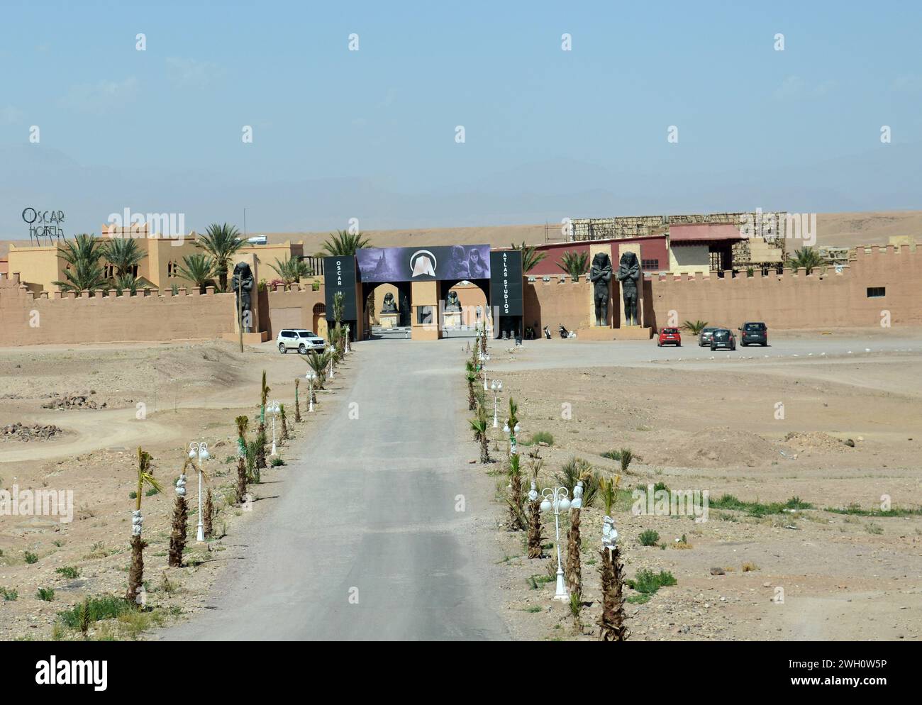 Atlas Studios in Ouarzazate, Marokko. Stockfoto