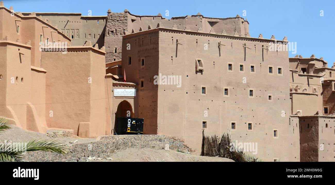 Taourirt Kasbah in Ouarzazate, Marokko. Stockfoto