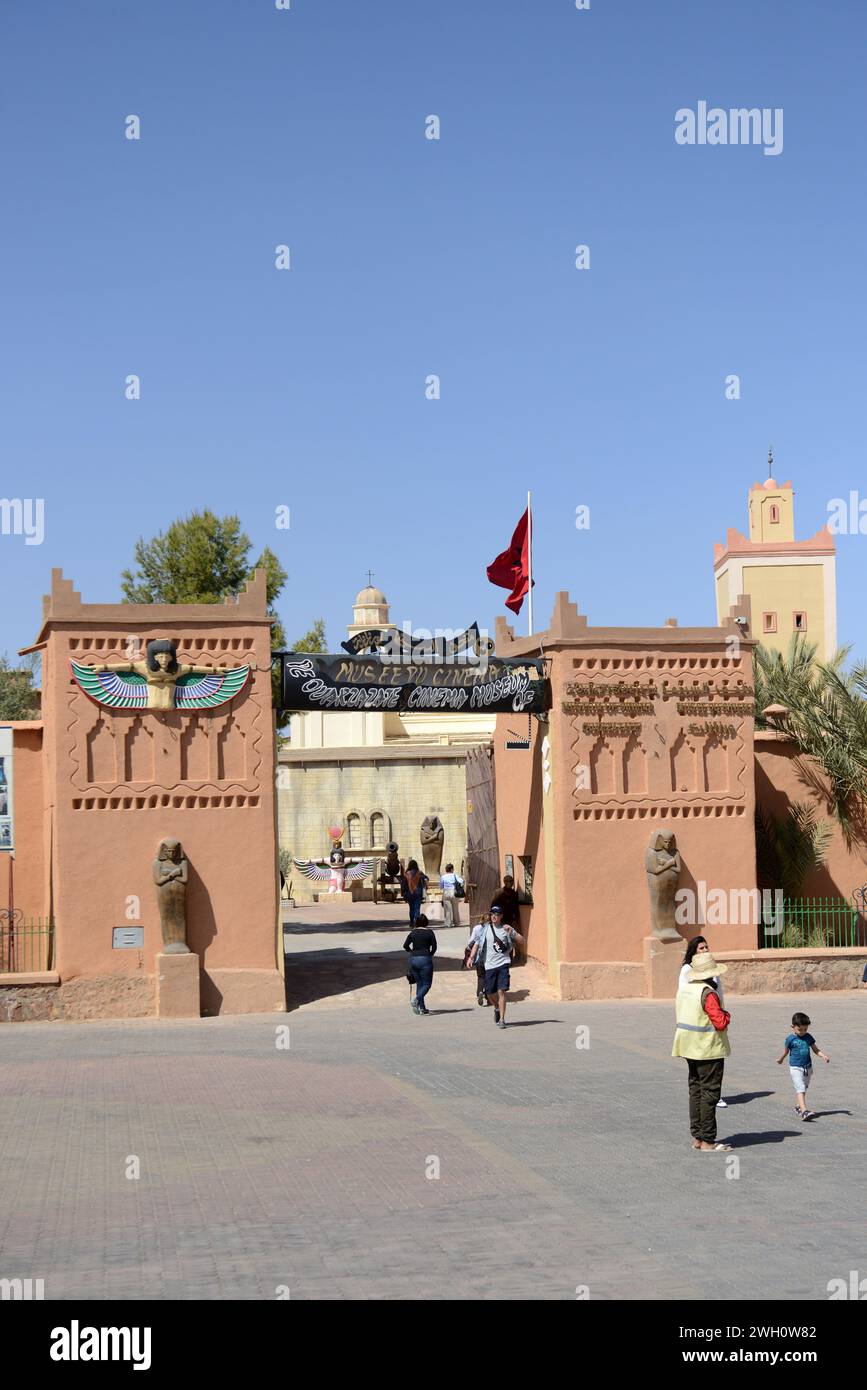 Das Ouarzazate Kinomuseum in Ouarzazate, Marokko. Stockfoto