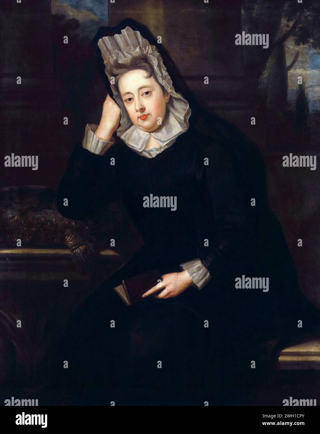 Barbara Palmer, 1. Duchess of Cleveland (geb. Barbara Villiers, 1640–1709), englische königliche Geliebte von König Karl II. Von England, Porträtgemälde in Öl auf Leinwand nach Sir Godfrey Kneller, um 1705 Stockfoto