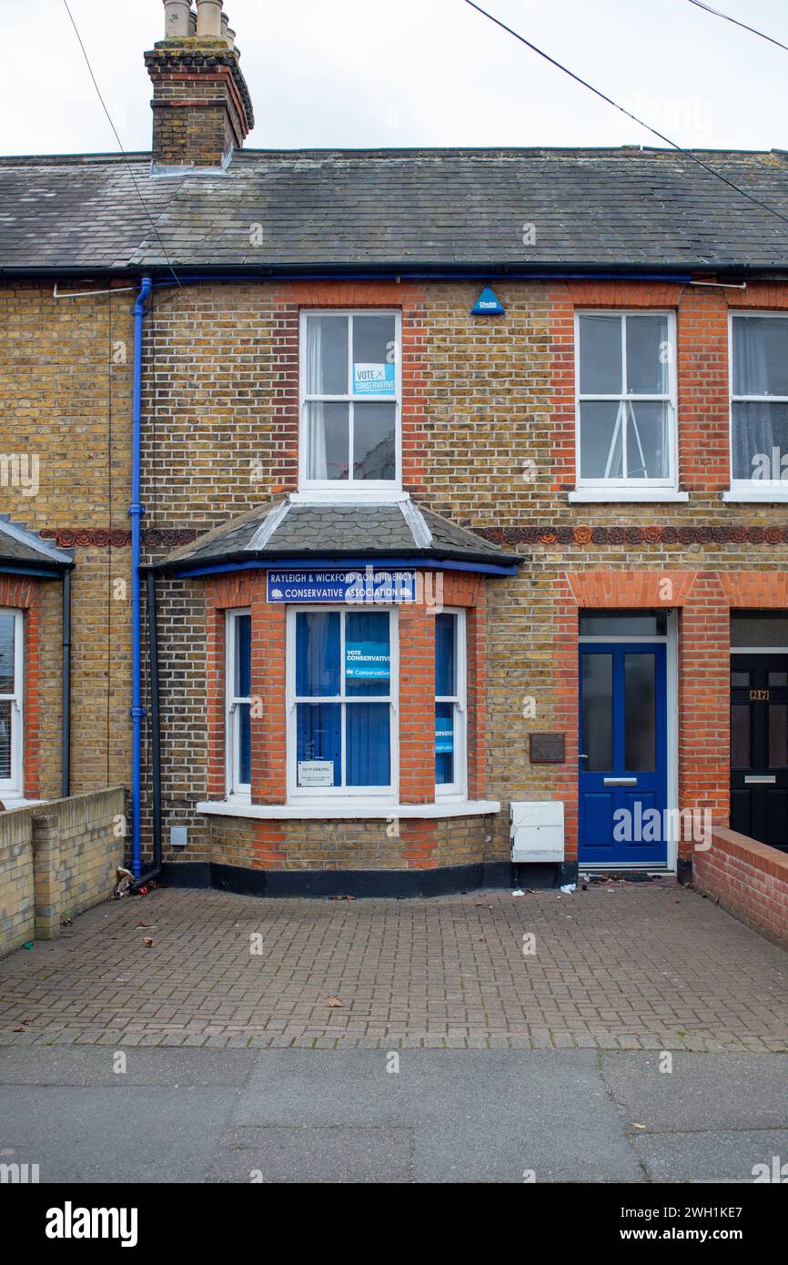 Rayleigh Conservative Party Office, Bellingham Lane, Rayleigh, Essex Stockfoto