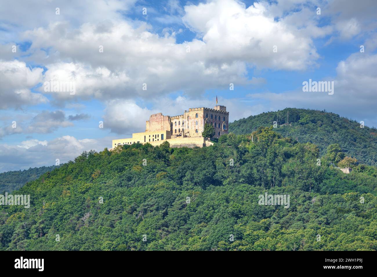 Schloss Hambacher, Neustadt an der Weinstraße, Rheinland-Pfalz, Deutschland Stockfoto