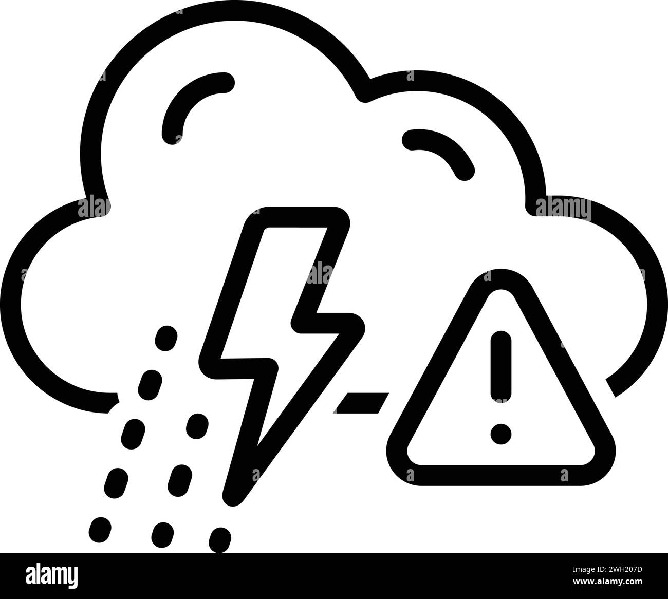 Symbol für Warnung, Warnung Stock Vektor