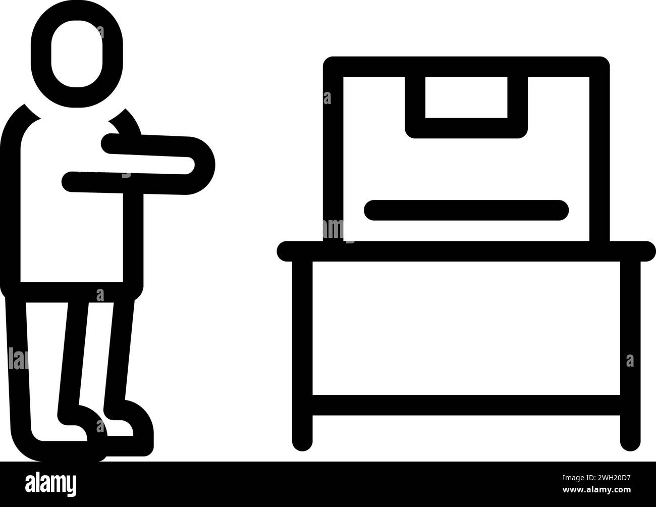 Symbol für Bedürfnis, Wunsch Stock Vektor