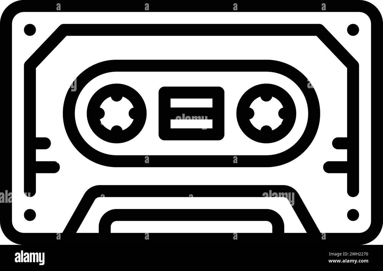 Symbol für Festplatte, kompakt Stock Vektor