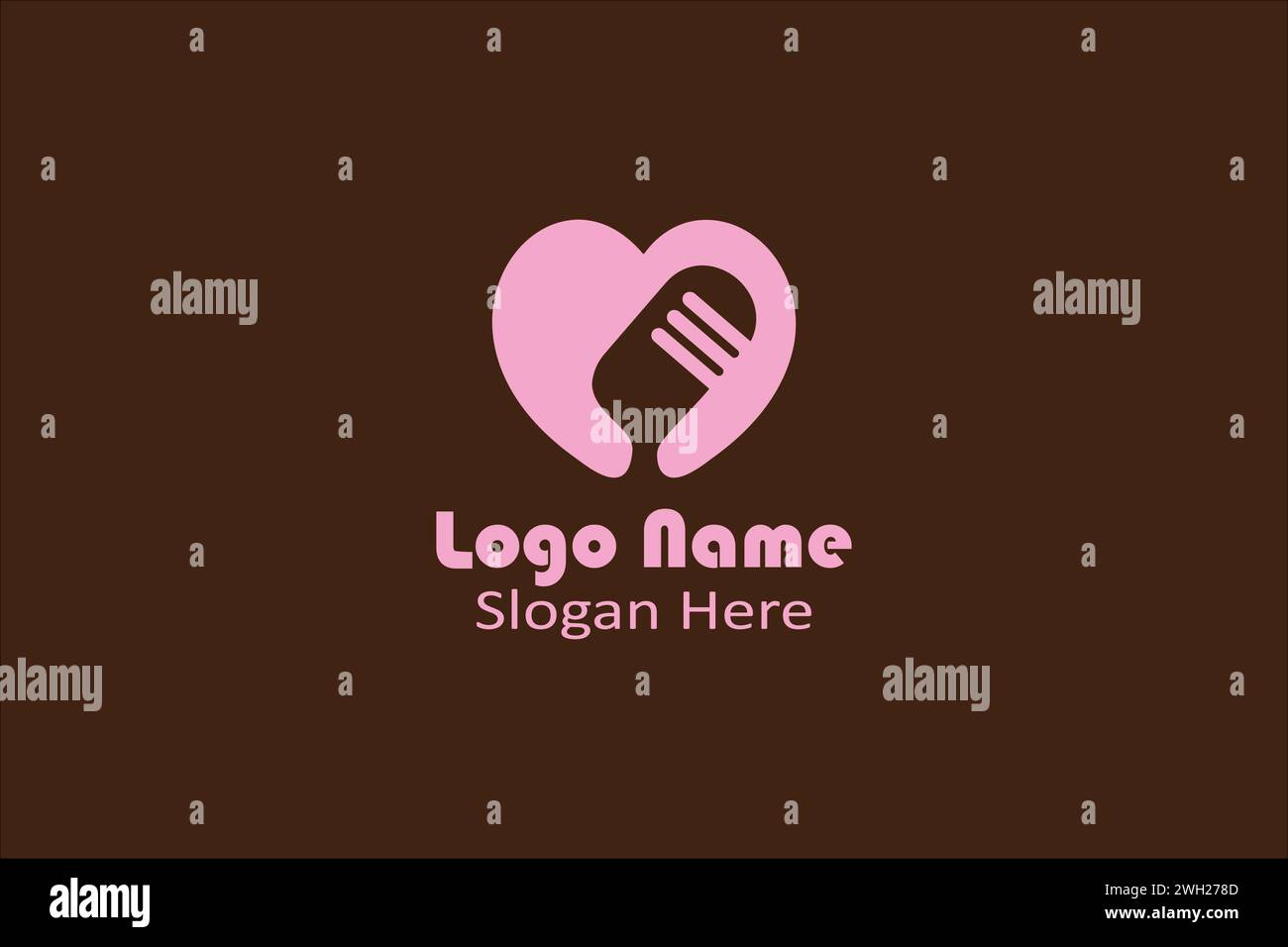 Podcast-Logo Stock Vektor