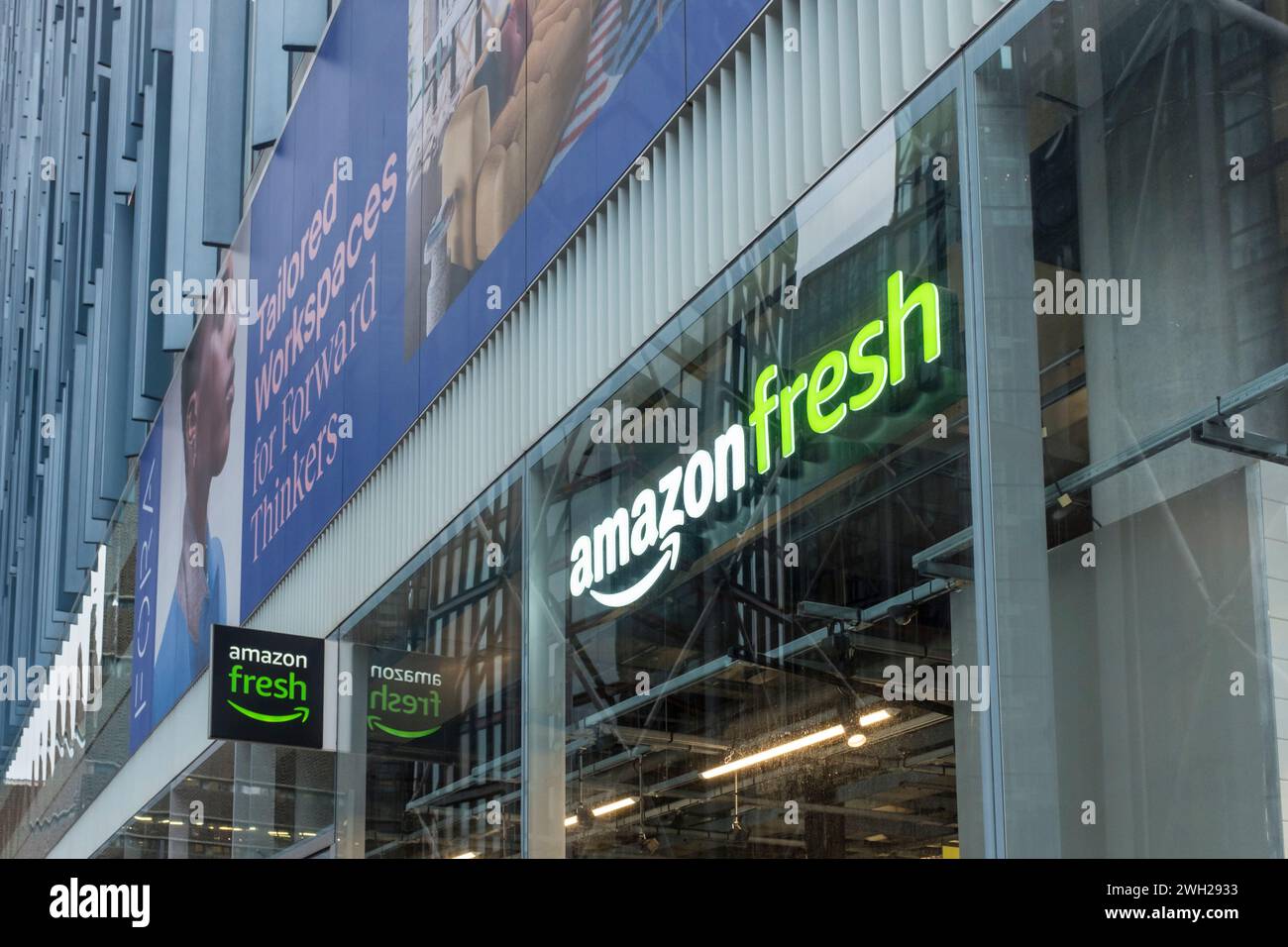 Amazon Fresh-Geschäft, London, Großbritannien Stockfoto