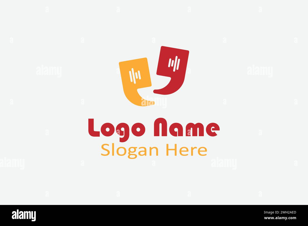 PODCAST-LOGO Stock Vektor