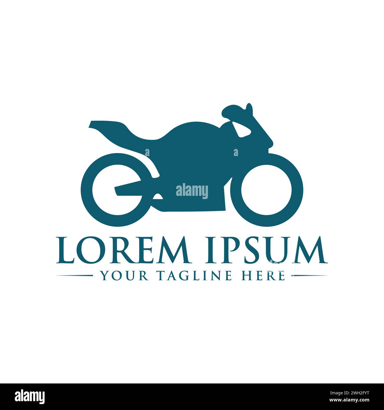 Design Des Fahrradlogos Stock Vektor