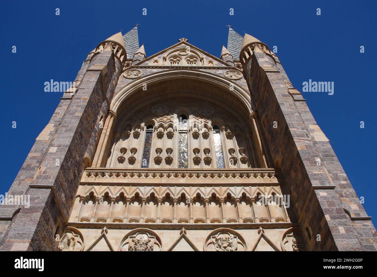 Anglikanische Kathedrale in Brisbane, Australien. St. John's Cathedral. Stockfoto