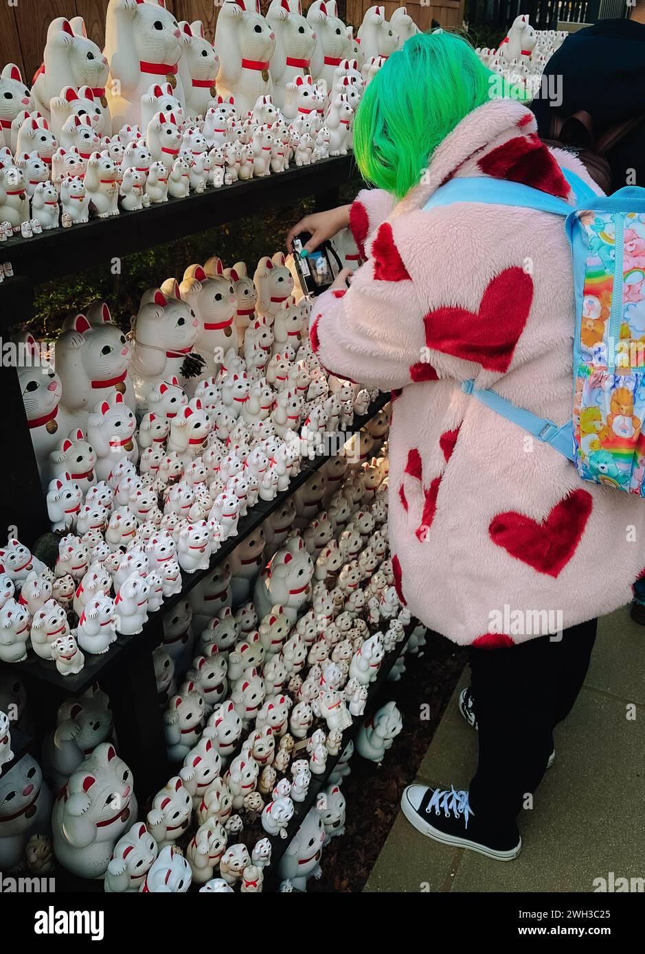 Gotokuji-Tempel, Katzentempel, maneki neko, Tokio, Japan Stockfoto