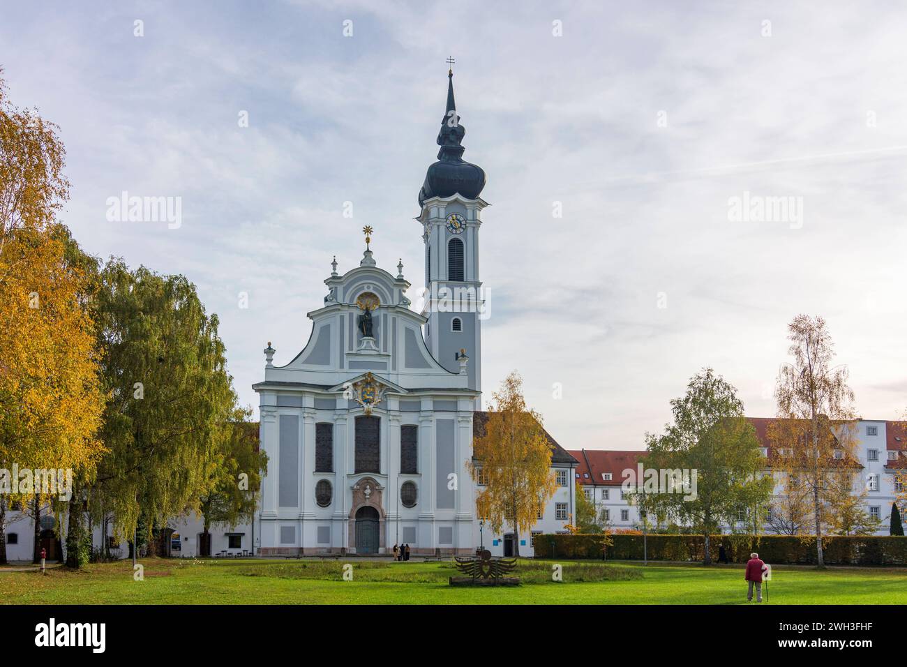 Marienmünster Kirche Dießen am Ammersee Oberbayern, Ammersee Lech, Oberbayern, Bayern Deutschland Stockfoto