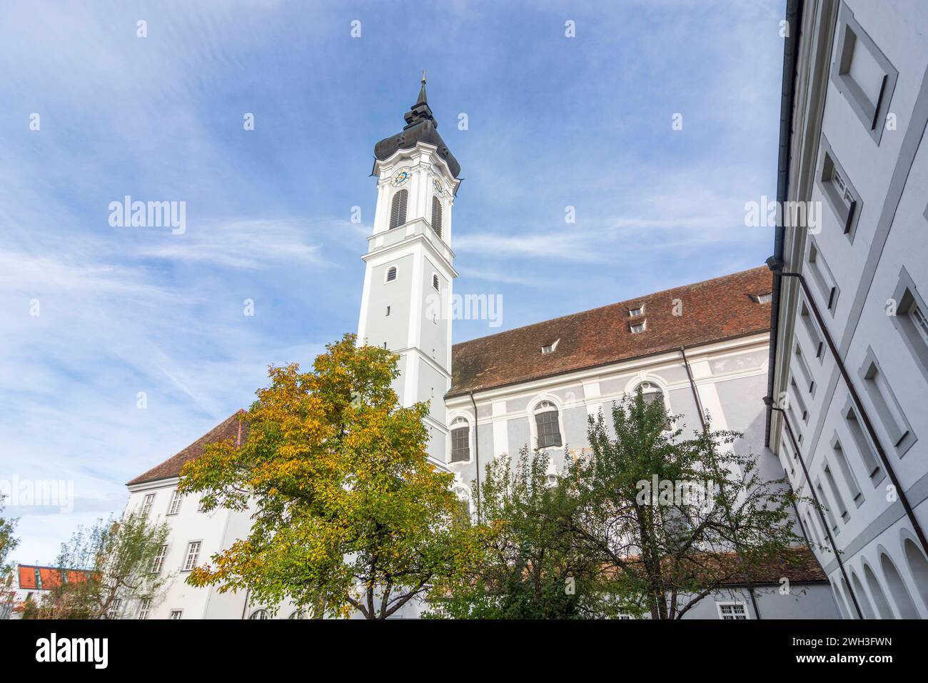 Marienmünster Kirche Dießen am Ammersee Oberbayern, Ammersee Lech, Oberbayern, Bayern Deutschland Stockfoto