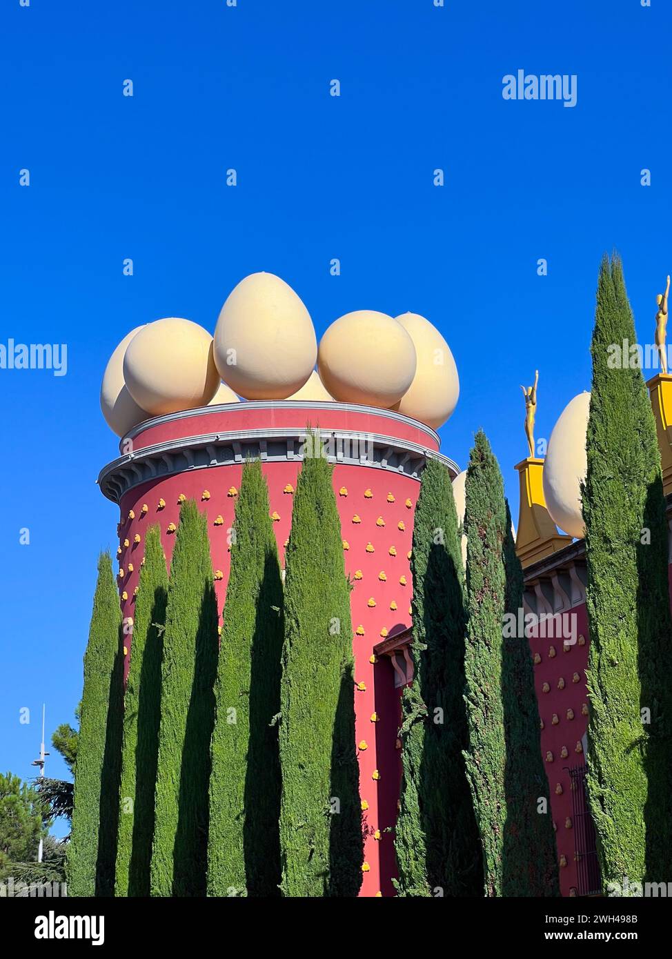 Teatre-Museu Dali-Gacade-Detail Stockfoto