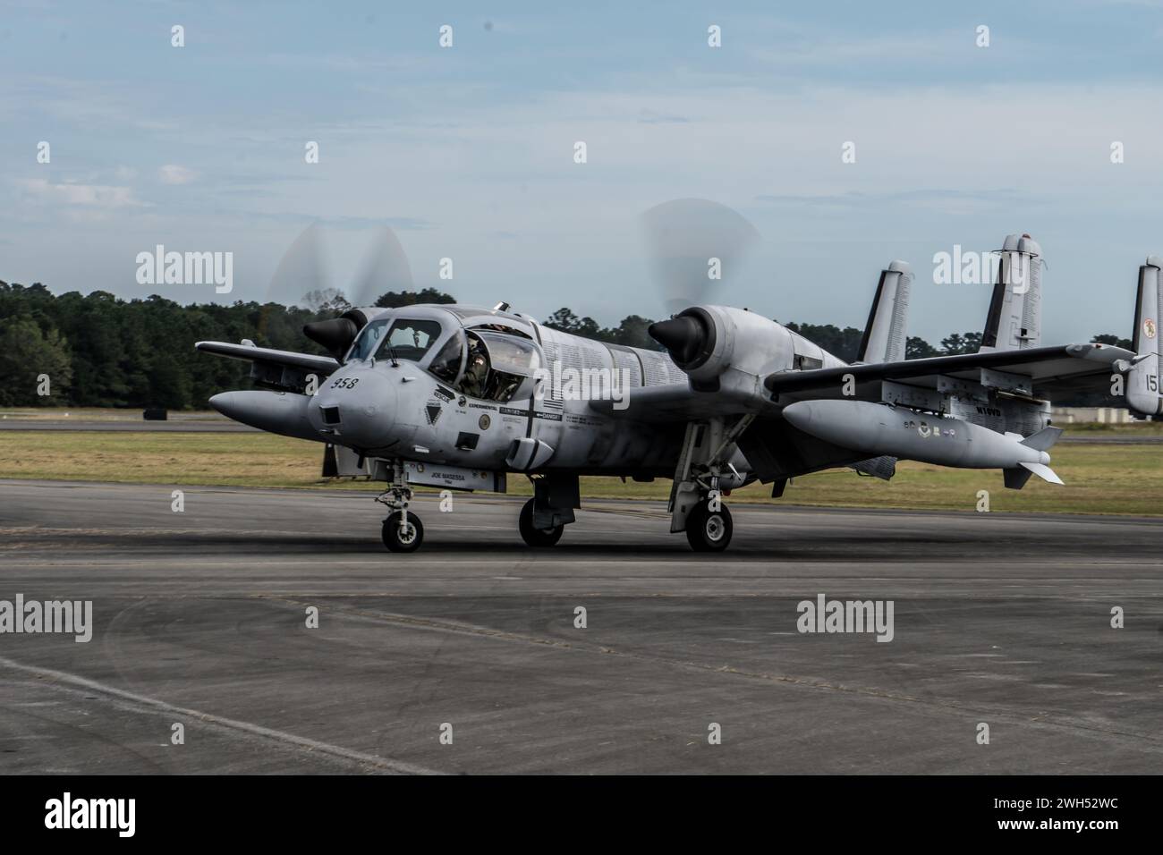 Rom, GA, USA – 14. Oktober 2018: US Air Force Kampfjet führt während einer Trainingseinheit in Georgia, USA, Sortien durch Stockfoto