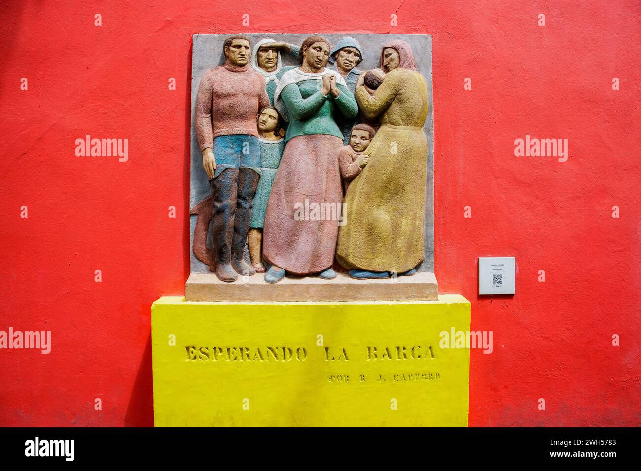 Esperando la Barca, La Boca, Buenos Aires, Argentinien, Montag, November 2023. Foto: David Rowland / One-Image.com Stockfoto
