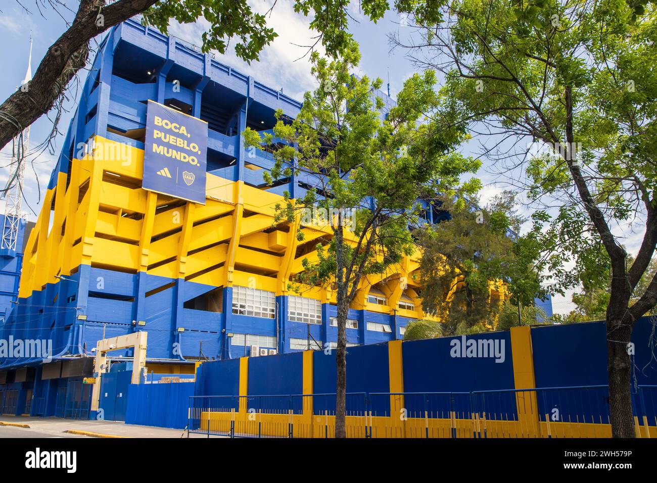 La Boca Fußballstadion, Buenos Aires, Argentinien, Montag, 13. November, 2023. Foto: David Rowland / One-Image.com Stockfoto