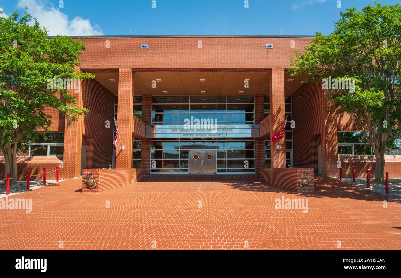 Marine Corps Recruit Depot, Parris Island, South Carolina, USA Stockfoto