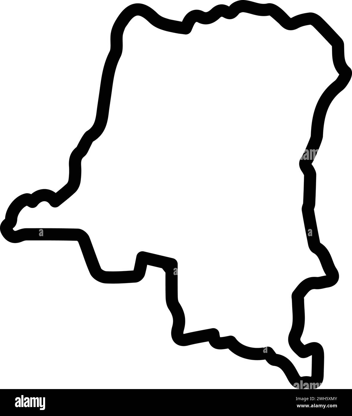 Symbol für kongo, demokratische republik kongo Stock Vektor