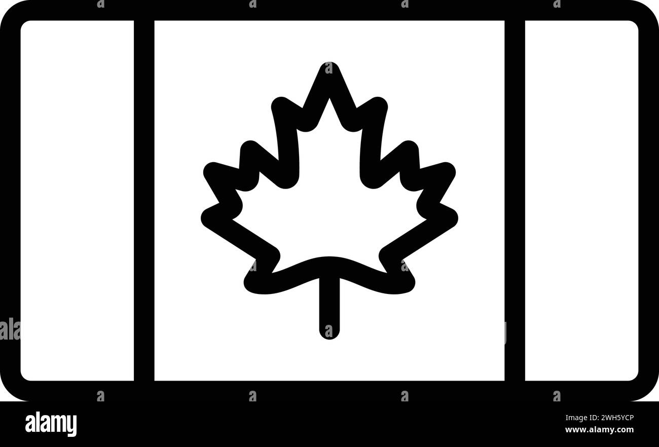 Symbol für kanada, Land Stock Vektor