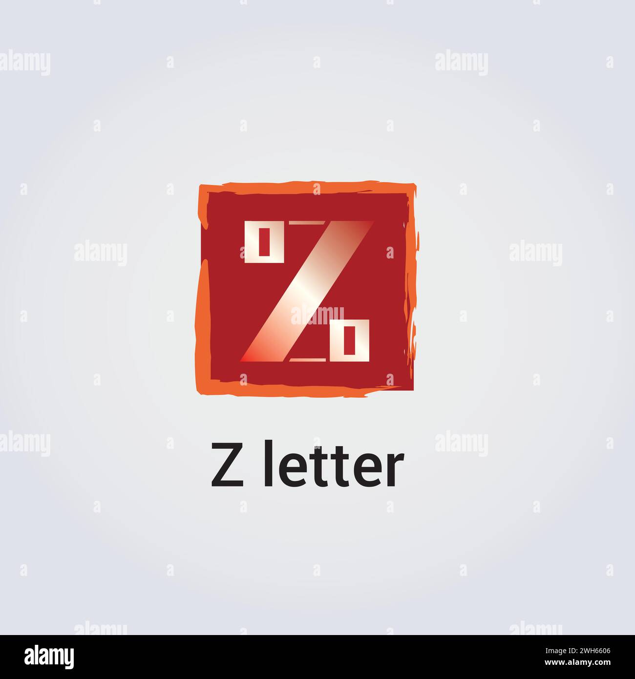 Z Letter Icon Design einzelne isolierte Logo Design Marke Corporate Identity verschiedene Farben editierbare Vorlage Vektor Monogramm Emblem Illustration Marke Stock Vektor