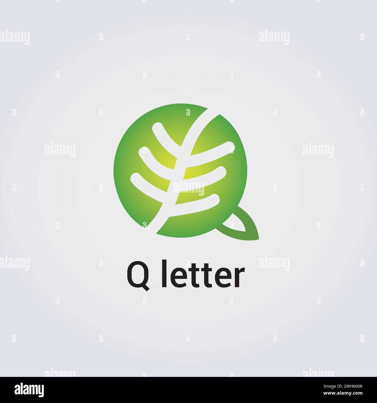 Q Buchstabe Icon Design Single isoliertes Logo Design Marke Corporate Identity verschiedene Farben editierbare Vorlage Vektor Monogramm Emblem Illustration Marke Stock Vektor