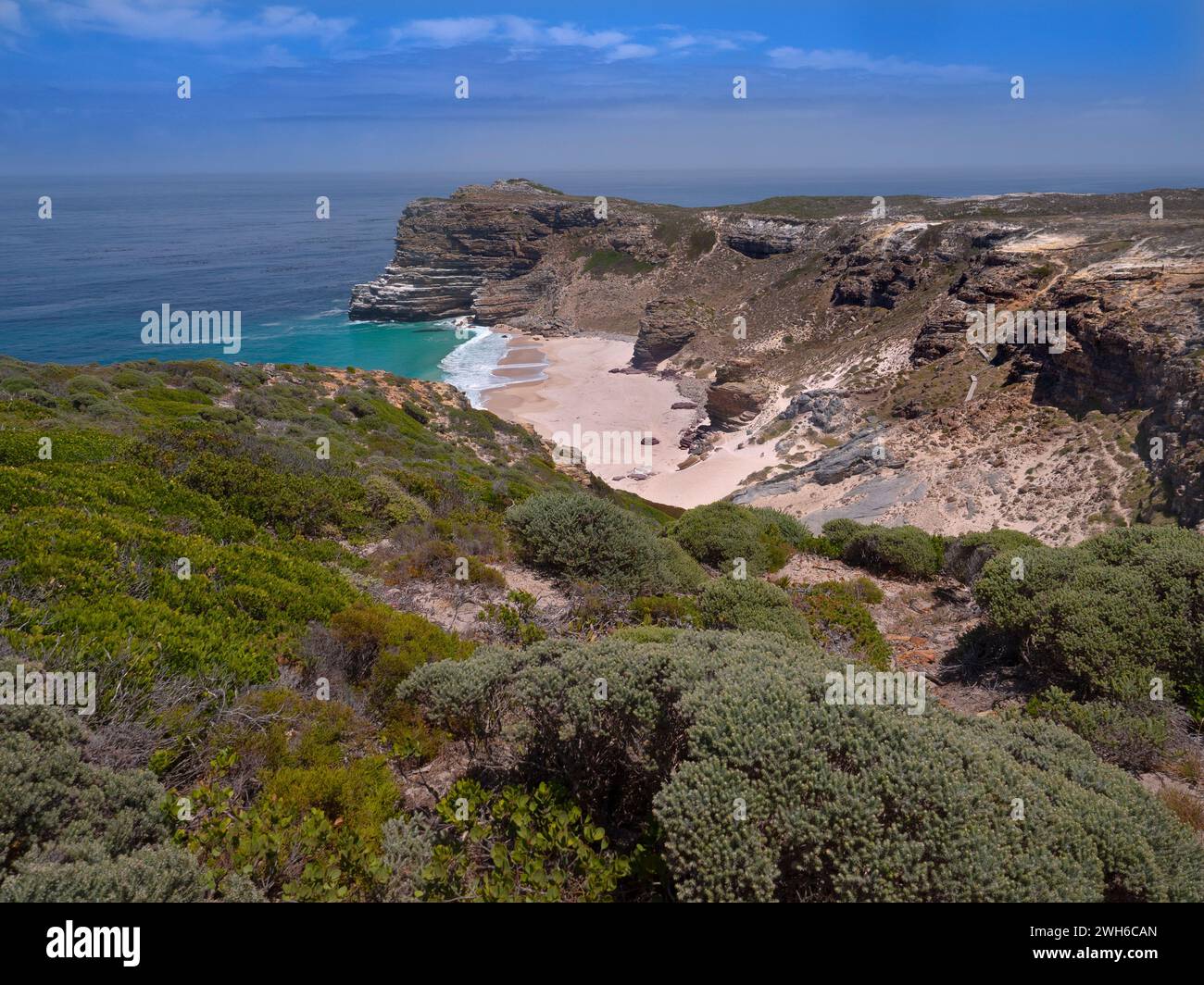 Cape Point auf der Kap-Halbinsel südwestliche Spitze des afrikanischen Kontinents in Südafrika Stockfoto