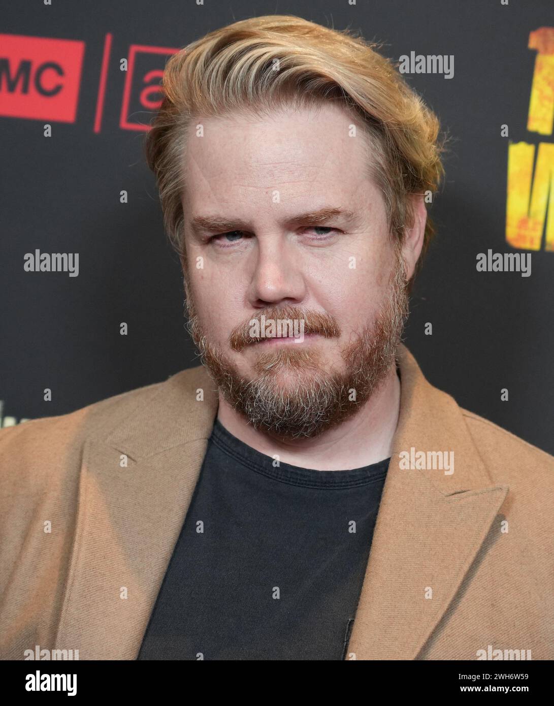 Los Angeles, USA. Februar 2024. Josh McDermitt kommt im The WALKING DEAD: THE ONES WHO LIVE Premiere, die am Mittwoch, 7. Februar 2024, im Linwood Dunn Theater in Los Angeles, KALIFORNIEN, stattfand. (Foto: Sthanlee B. Mirador/SIPA USA) Credit: SIPA USA/Alamy Live News Stockfoto