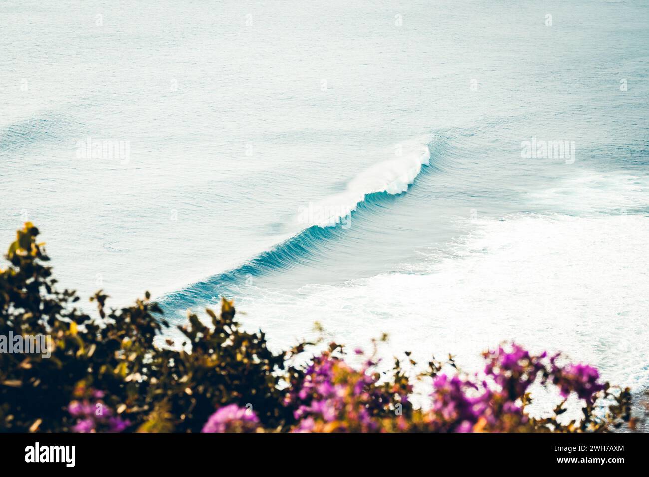 Bleu de l'océan à Bali Stockfoto
