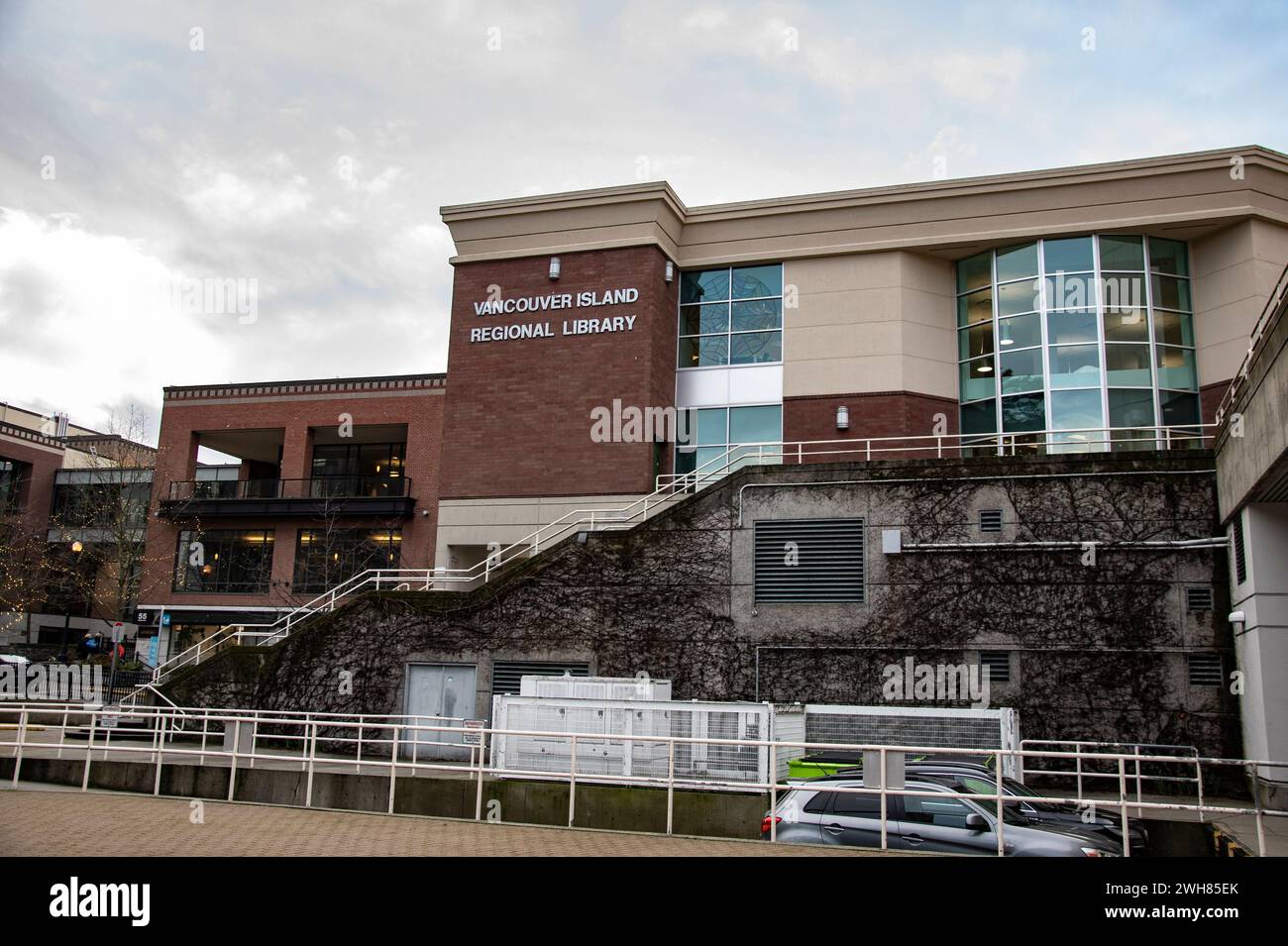 Vancouver Island Regional Library in Nanaimo, British Columbia, Kanada Stockfoto