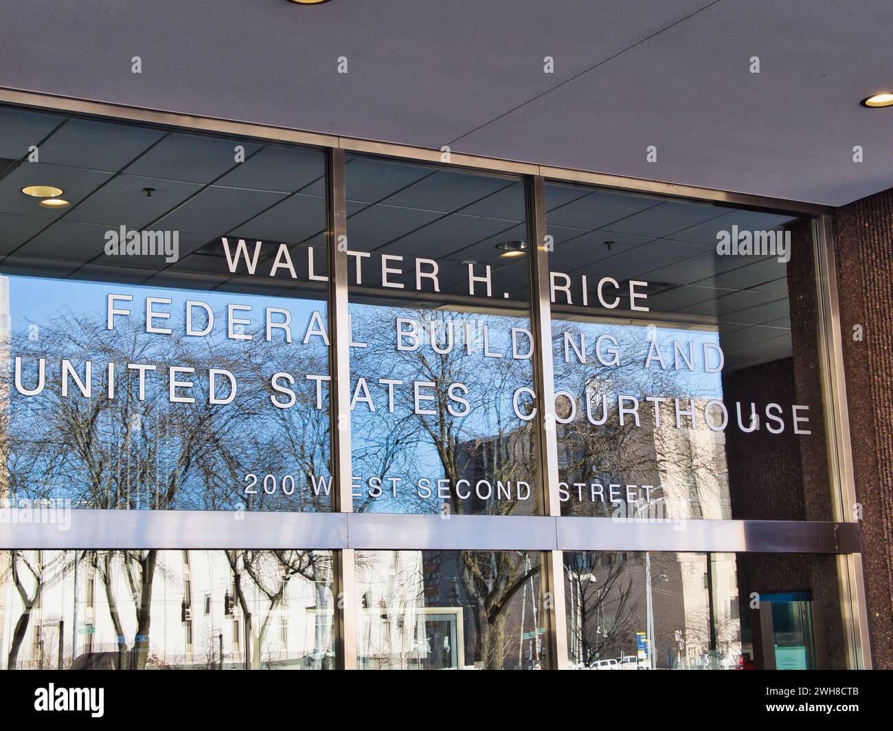Das Walter H. Rice Federal Building und das U.S. Courthouse, Dayton Ohio USA 2023 Stockfoto