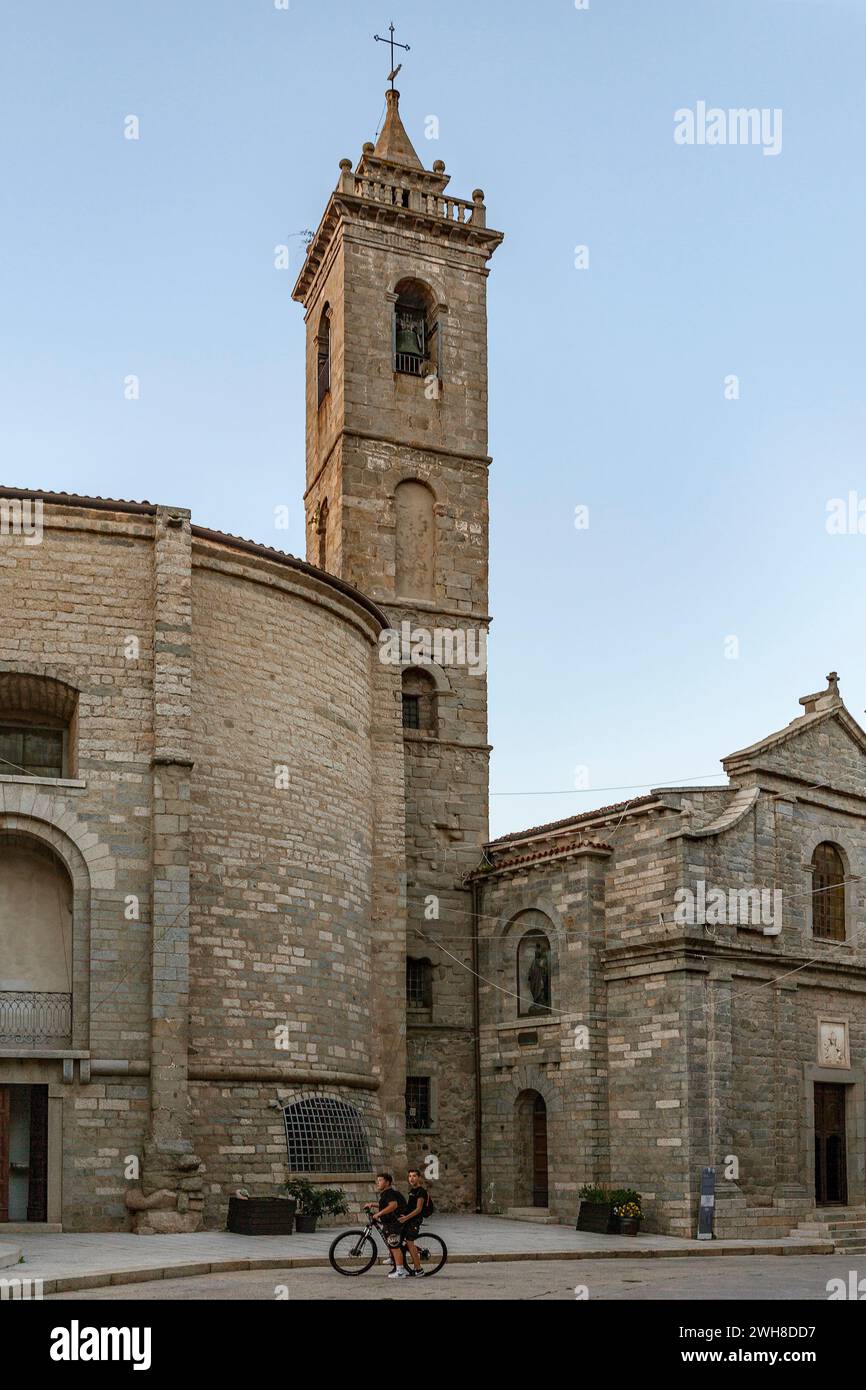 Kathedrale St. Peter des Apostels, Tempio Pausania, Sardinien Stockfoto