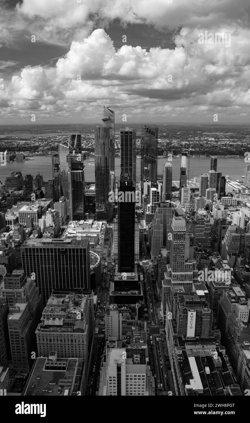 Blick vom Empire State Building - New York City Stockfoto