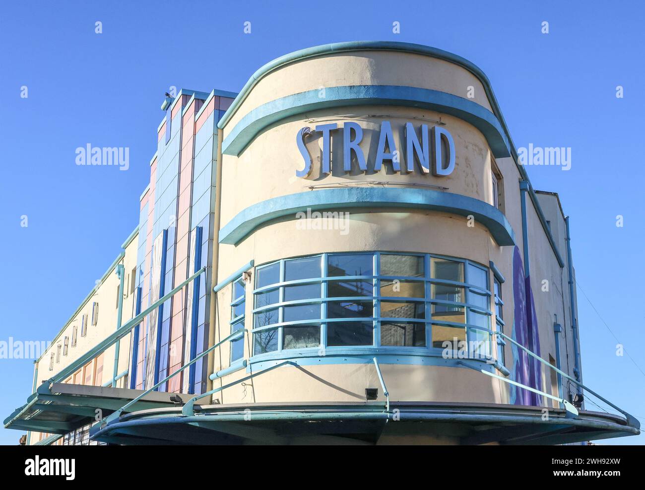 Das Strand Cinema im Art déco-Stil Bilderhaus Belfast. Stockfoto