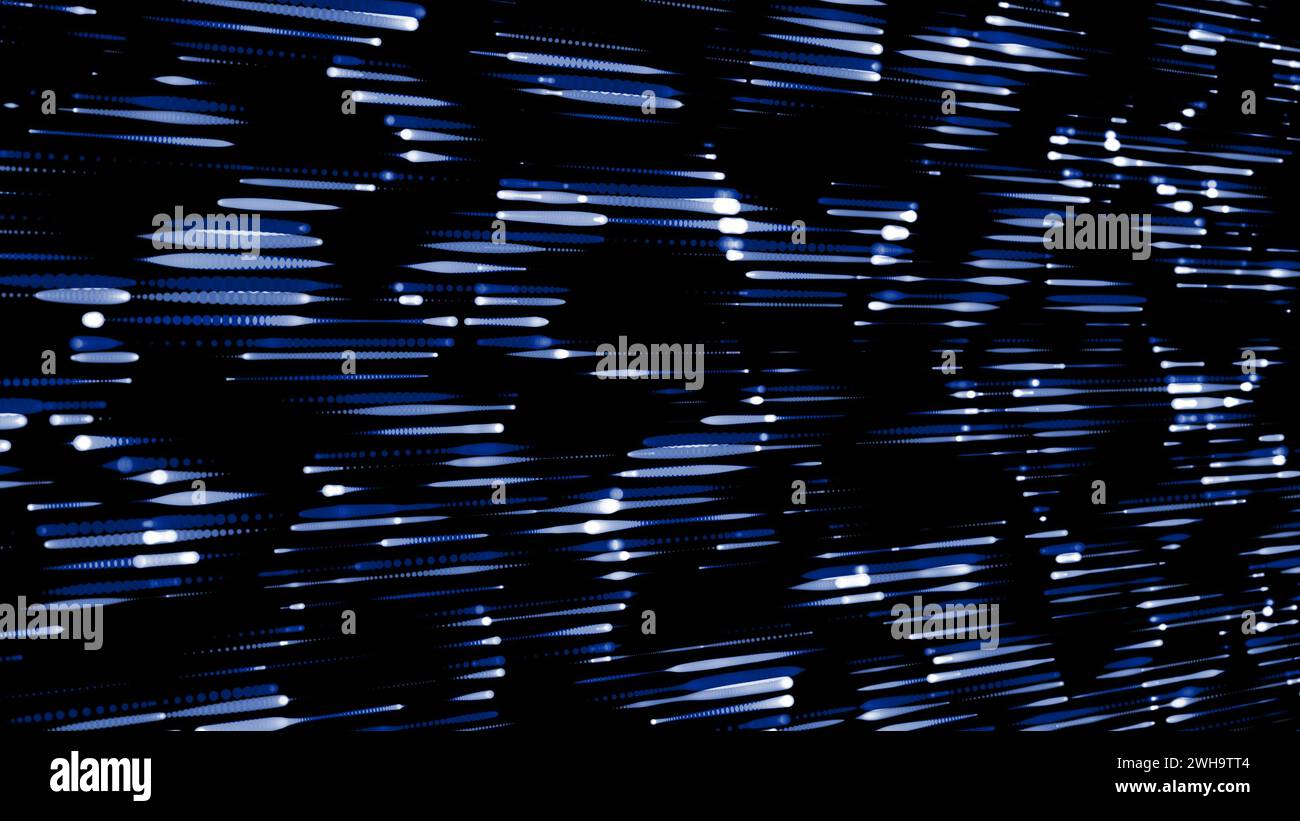 Abstrakter Hintergrund mit Bewegungssimulation Verschieben von Linien Stockfoto