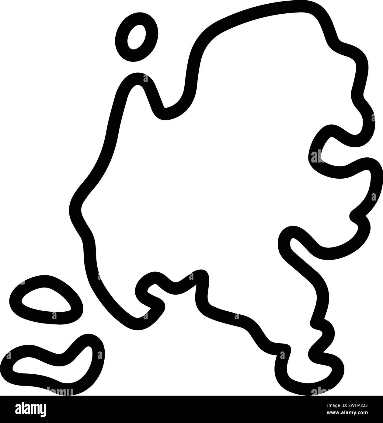 Symbol für holland, niederlande Stock Vektor