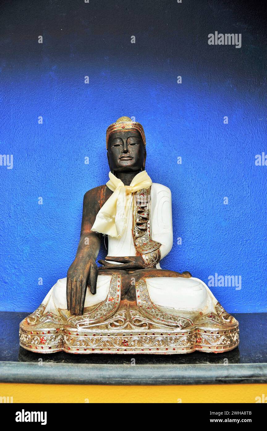 Lord Buddha Statue, Darjeeling, Westbengalen, Indien, Asien Stockfoto
