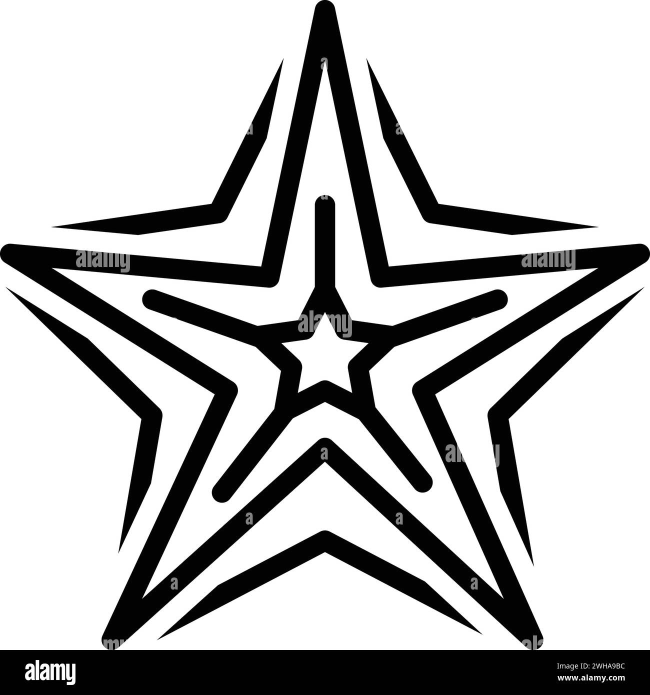 Symbol für Exotik, Meer Stock Vektor