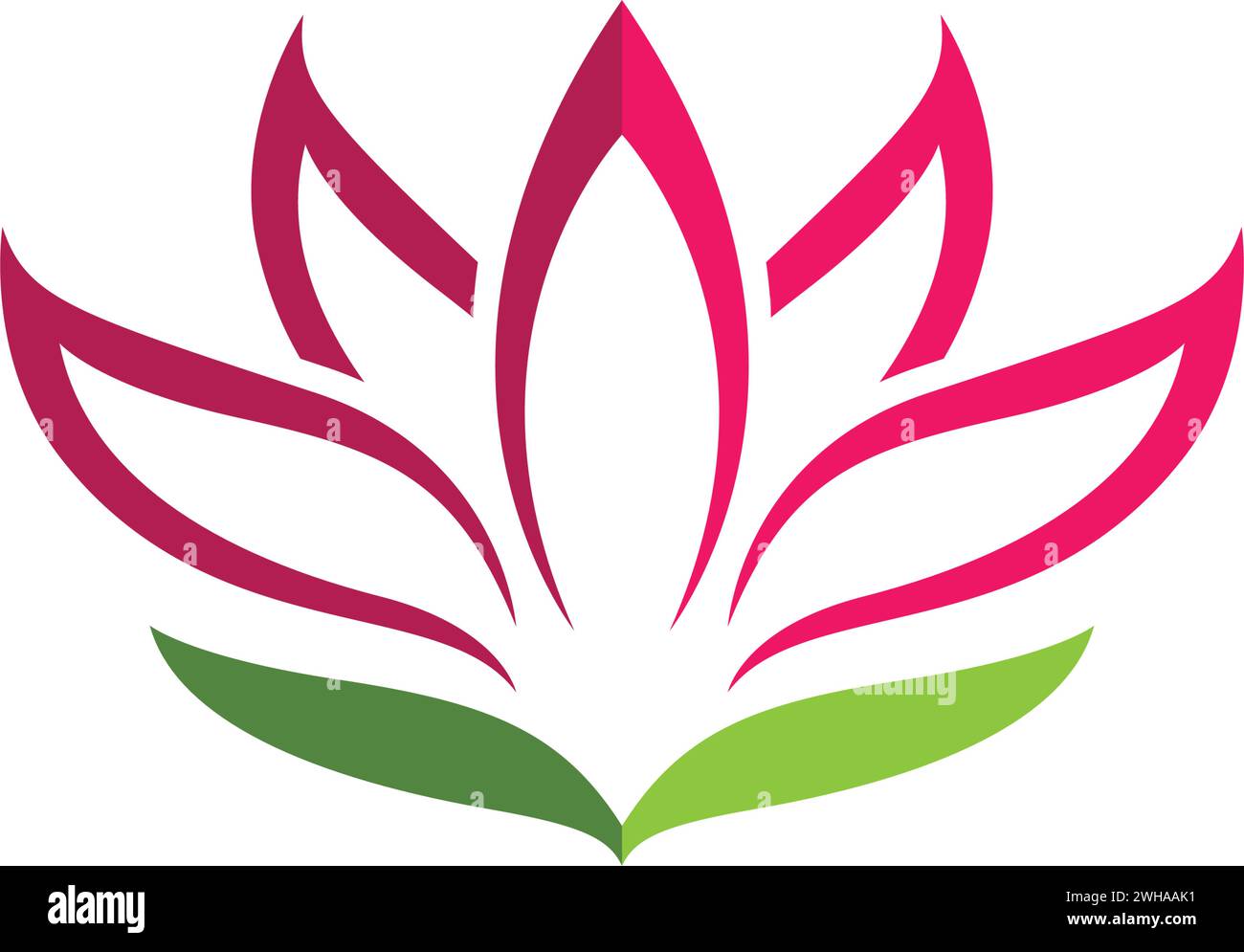 Schönheit Vektor Lotus Blumen Design logo Symbol Vorlage Stock Vektor