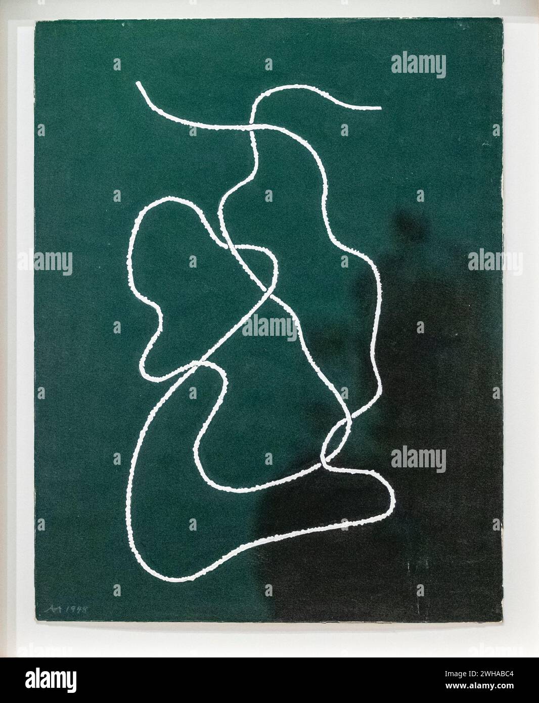 Drawning for a Knot, 1948, Anni Albers, Gouache auf Papier, Bauhaus Stockfoto