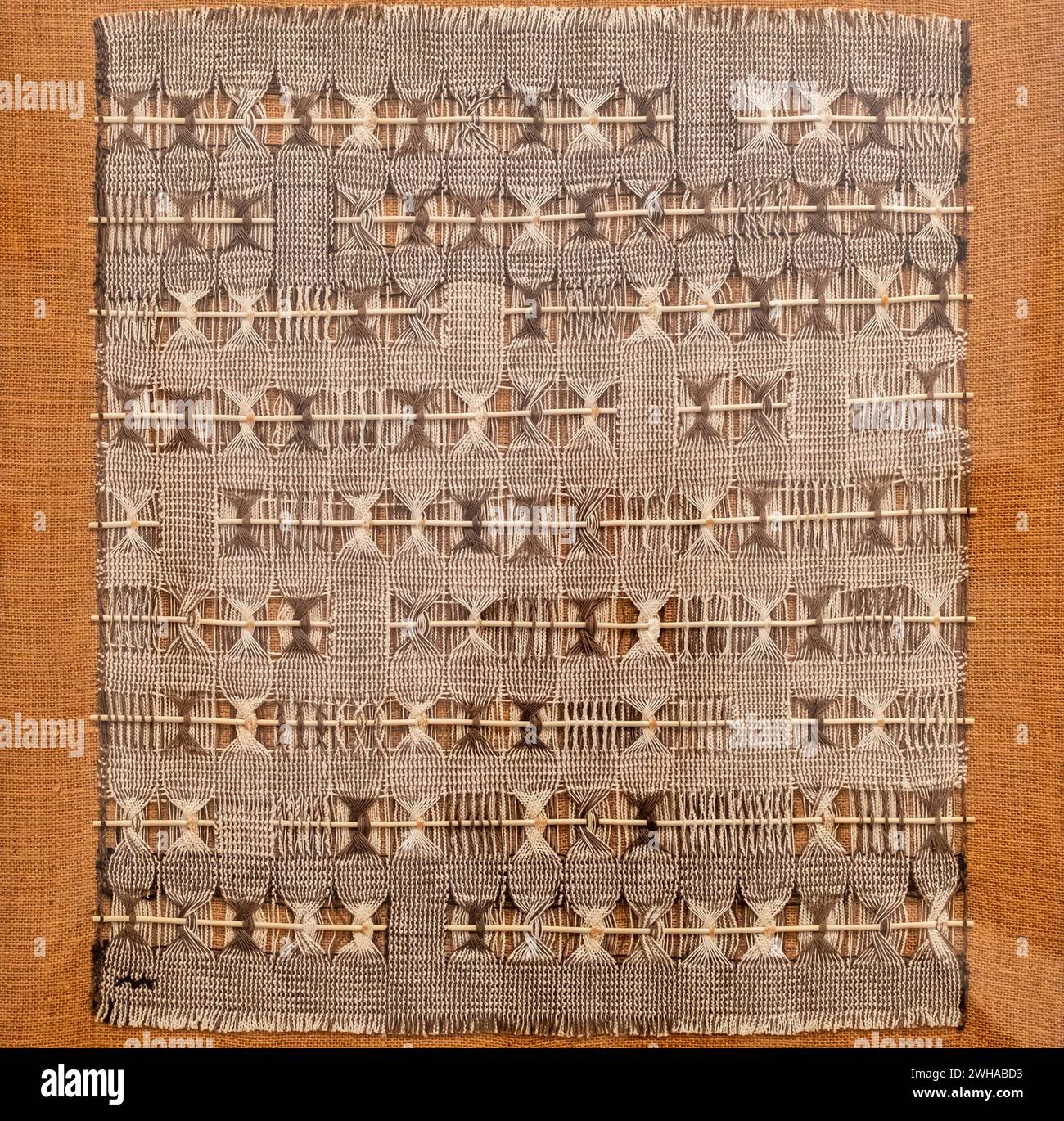 Variationen über ein Thema, 1958, Anni Albers, Viskose, Leinen, Baumwolle, Kunststoff, Bauhaus Stockfoto
