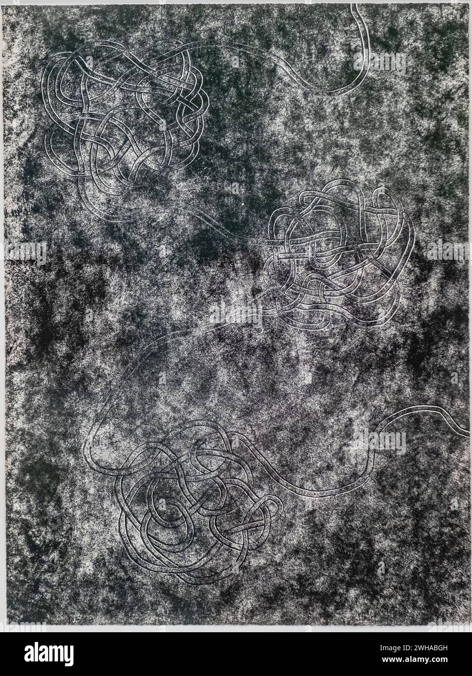 Anni Albers, serigrafia, Bauhaus expo auf IVAM Stockfoto