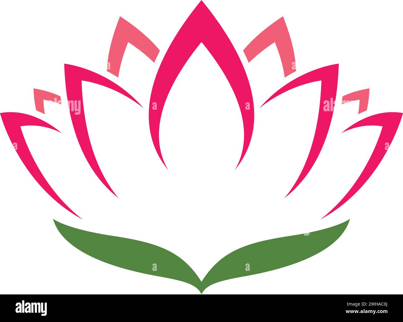 Schönheit Vektor Lotus Blumen Design logo Symbol Vorlage Stock Vektor