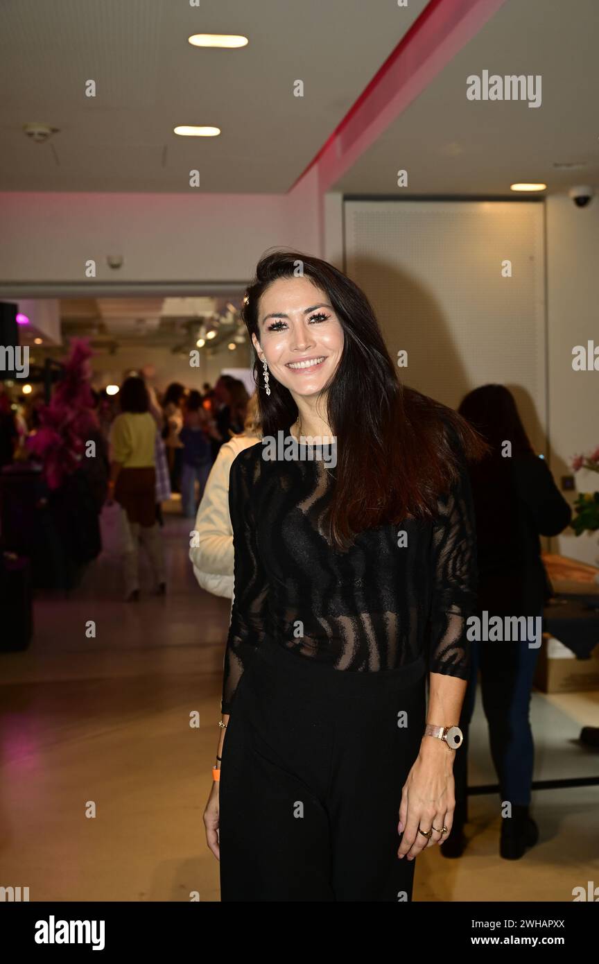 Fiona Erdmann beim Mates Date Influencer Event auf der Berlin Fashion Week Herbst/Winter 2024 in der Berliner Freiheit. Berlin, 06.02.2024 Stockfoto