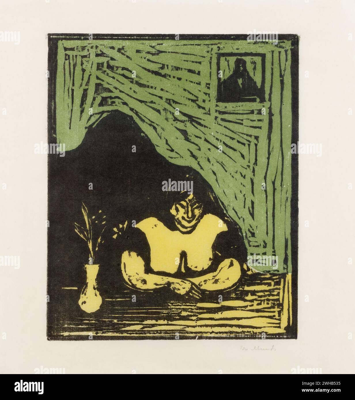 Edvard Munch (1863–1944) - Norwegisch - Expressionismus - die fette Hure [1899/1] Stockfoto