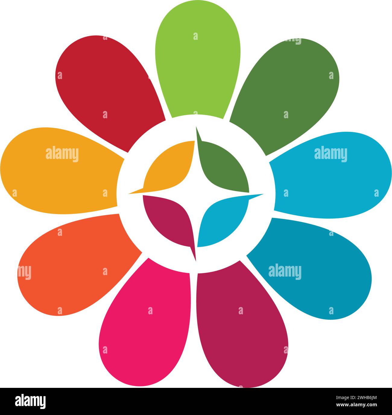 Schönheit Vektor Lotus Blumen Design logo Symbol Vorlage Stock Vektor