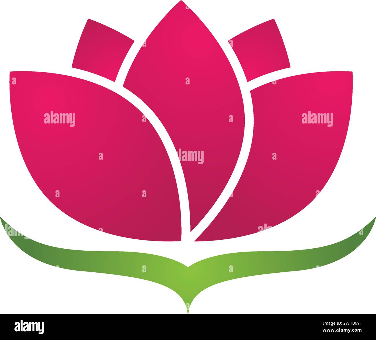 Schönheit Vektor Lotus Blumen Design logo Symbol Vorlage Stock Vektor